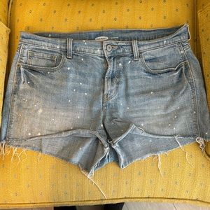 Boyfriend Style Jean Shorts, Size 6